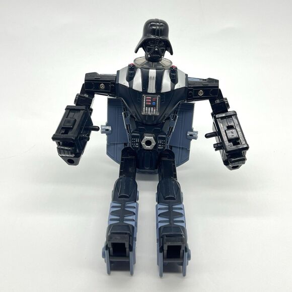 VTG Star Wars Transformers Crossover Darth Vader Tie Advanced 2005 Action Figure - Picture 12 of 12